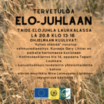 Elojuhla lauantaina 20.8.22